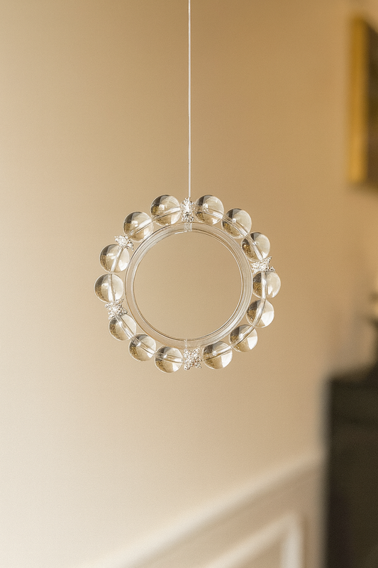 ✨ Clear Quartz Crystal Bracelet – Handmade White Crystal Healing Jewelry